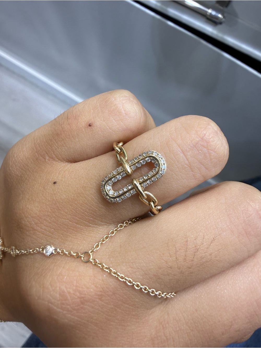 FINE JEWELRY Solid 14K Gold, Natural Diamond Pave